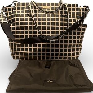 Kate Spade Windowpane Diaper Bag Baby Bag